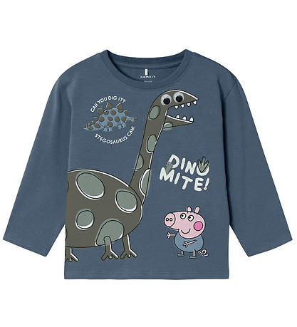 Name It Blouse - NmmAbrum Peppa Pig - Bering Sea