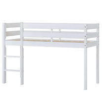 Hoppekids Bed - Halve hoogte - ECO Comfort - 166x76x114 cm - Wit