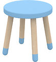 Flexa Skammel - Dots - 30x30 cm - Blue Himinn