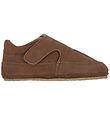 Wheat Soft Sole Leather Shoes - Pixi - Suede - Cognac
