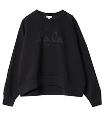 Lala Berlin Sweatshirt - Ijora - Schwarz m. Logo