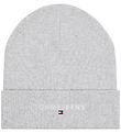 Tommy Hilfiger Beanie - Knitted - Silver Grey