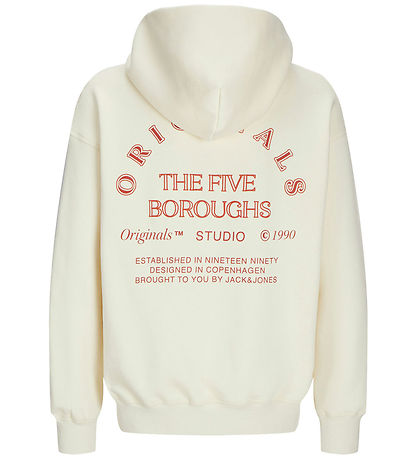 Jack & Jones Hoodie - JorBrooklyn - Buttercream
