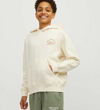 Jack & Jones Hoodie - JorBrooklyn - Buttercream