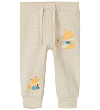 Name It Hosen - NbmLoxy - Beige Meliert m. Fuchs