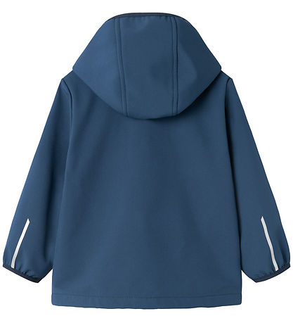 Name It Softshell jakki M. Flecce - NmmMalta05 - Dark Denim