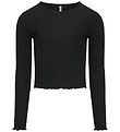 Kids Only Blouse - Rib - KogNella - Noos - Black