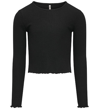 Kids Only Blouse - Rib - KogNella - Noos - Zwart