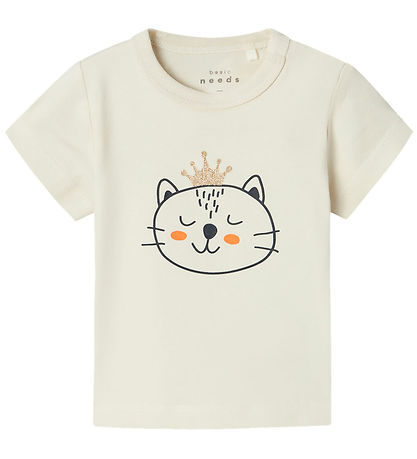 Name It T-shirt - NbfVubie - Jet Stream w. Cat