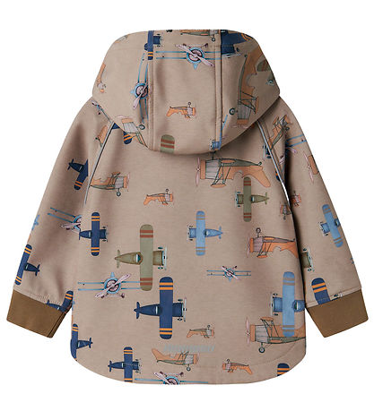 Name It Softshell jakki M. Flís - NmmAfla08 - Sveppir M. Fluga