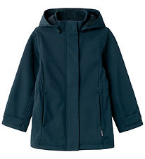 Name It Softshell Jacket w. Fleece - NkfAlfa08 - Navy