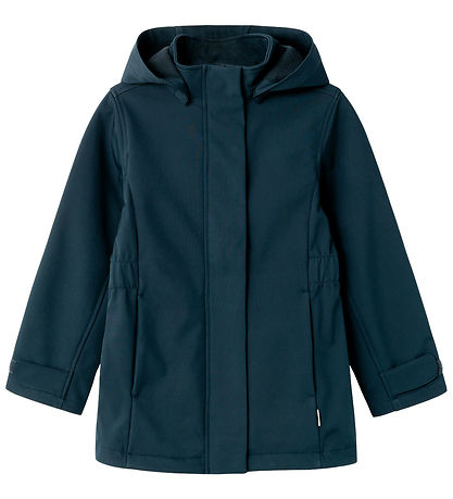 Name It Softshell jakki M. Flís - NkfAlfa08 - Dökkblátt