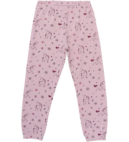 Minymo Pyjama Set - Dawn Pink w. Unicorns