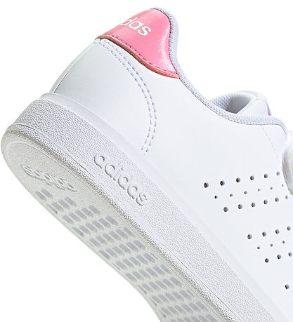 adidas Performance Skor - Advantage Base 2.0 CF C - Vit/Rosa