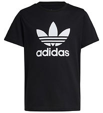 adidas Originals T-Shirt - Trefoil - Schwarz