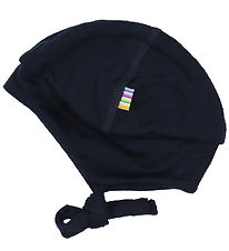 Joha Babymütze - Wolle - 2-lagig - Navy