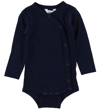 Joha Wrap Bodysuit L/æ - Wool - Navy