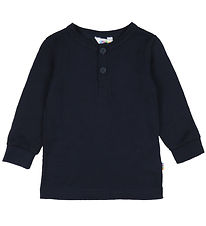 Joha Bluse - Wolle - Navy