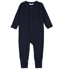 Joha Strampler - Wolle - Navy