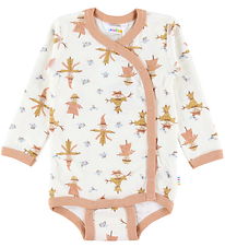 Joha Wickelbody L/æ - Wolle/Bambus - Off White