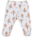 Joha Leggings m. Füße - Wolle/Bambus - Off White