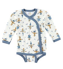 Joha Wickelbody L/æ - Wolle/Bambus - Off White