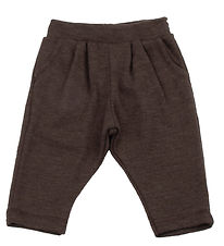 Joha Trousers - Wool - Dark Brown