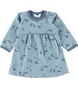 Joha Dress - Wool/Cotton - A-Shape - Blue Green