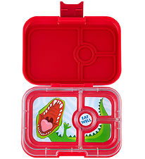 Yumbox Lunchbox w. 4 Rum - Bento Panino - Wow Red Dino