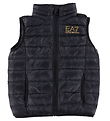 EA7 Down Vest - Black w. Gold