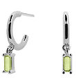 MillaVanilla Earrings - Green/Silver