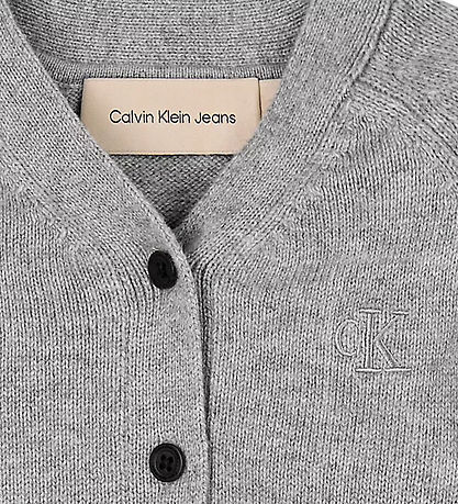 Calvin Klein Cardigan - Gebreid - Grey Heather