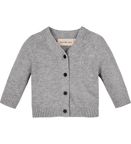 Calvin Klein Cardigan - Gebreid - Grey Heather