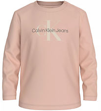 Calvin Klein Bluse - Monogramm - Meringue Blush