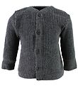 Joha Prjónað Cardigan - Ull - Kolgrár