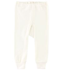 Joha Leggings - Uld/Bomuld - Råhvid