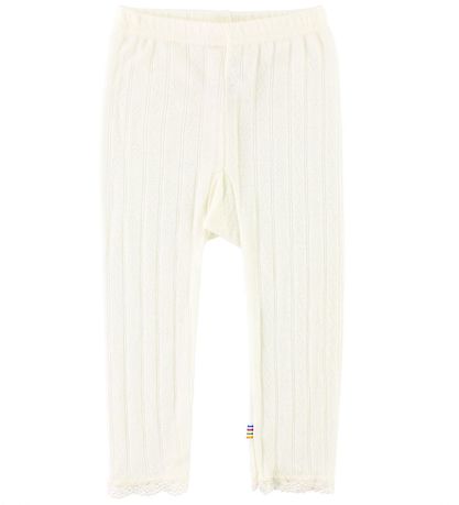 Joha Leggings - Wool/Silk - Off-White Pattern