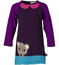 LEGO® Wear Gebreide Jurk - Aubergine m. Beer