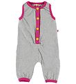 Katvig Jumpsuit - Grey Melange w. Pink