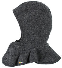 Joha Balaclava - Wool/Cotton - Dark Grey
