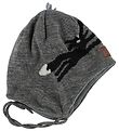 Reima Hat - Repo - Wool/Cotton - Grey w. Foxes
