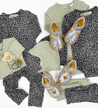 MarMar Bodysuit - L/S - Grey Leopard Print
