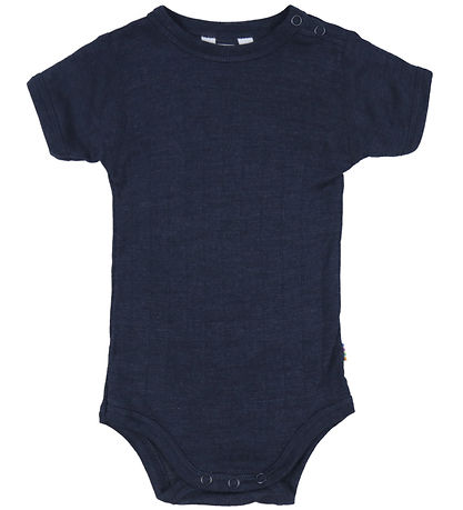 Joha Bodysuit - Wool/Silk - S/S - Navy