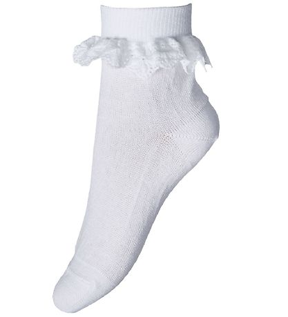 MP Socken - Weiß m. Blond