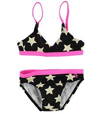 Color Kids Bikini - Zwart/Roze m. Sterren
