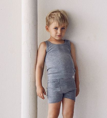 MarMar Undershirt - 2-Pack - Grey Melange