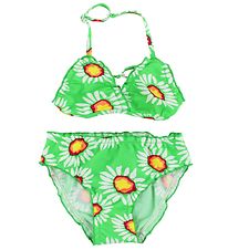 Color Kids Bikini - Vivi - Groen m. Bloemen