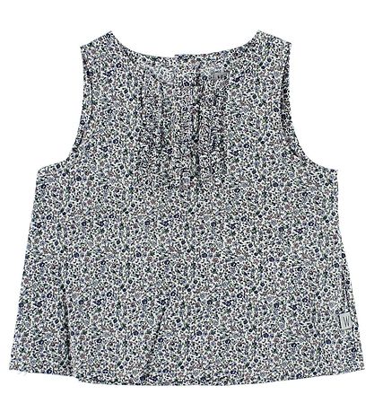 Wheat Top - Weiß m. Mini-Blumen