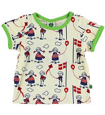 Småfolk T-Shirt - Creme m. Verjaardag