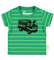 Danefæ T-shirt - Daneallan - Irish Green/Flour Green Fire truck